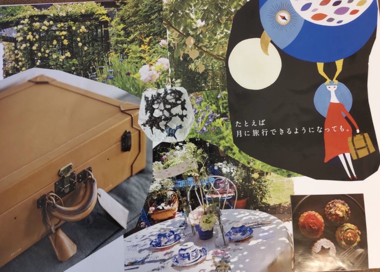 コラージュを楽しもう♪～今、きになるものをあつめて～
